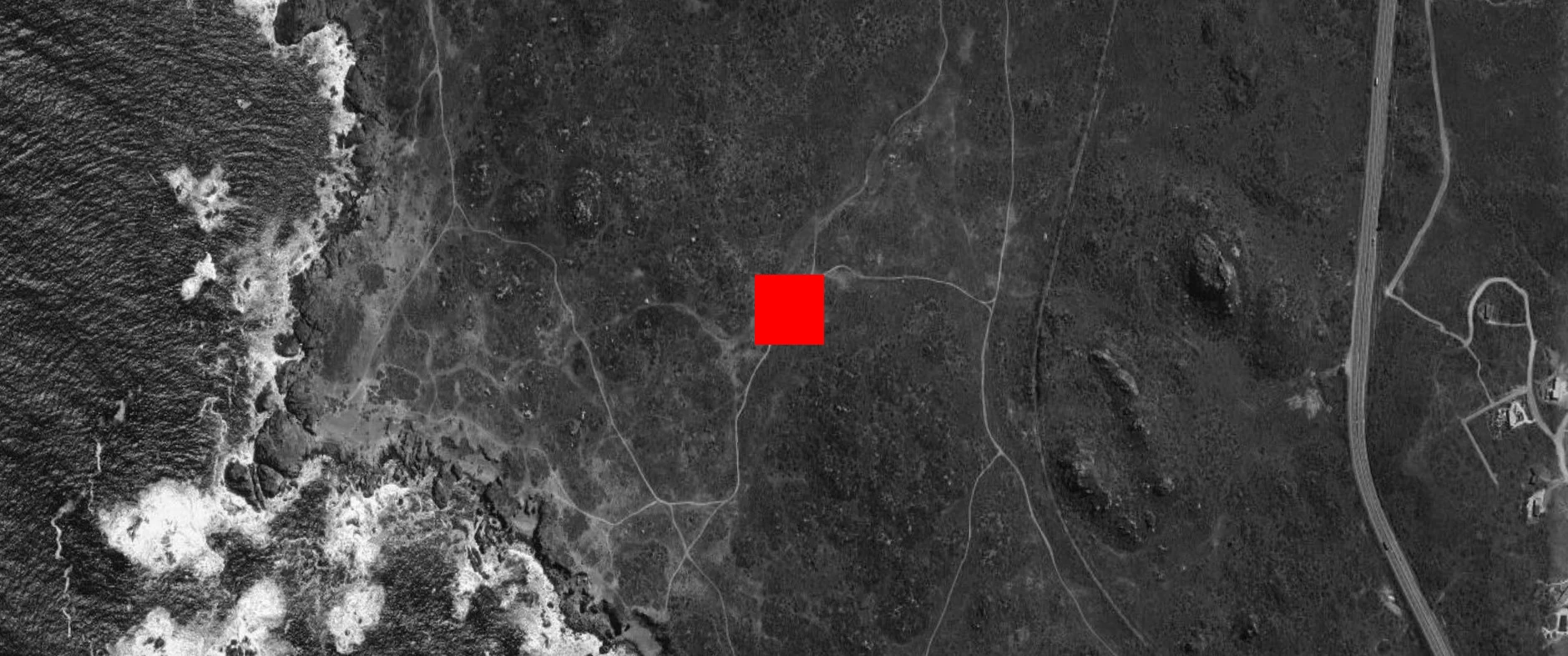 Ortofoto de emplazamiento satelital de Casa 180