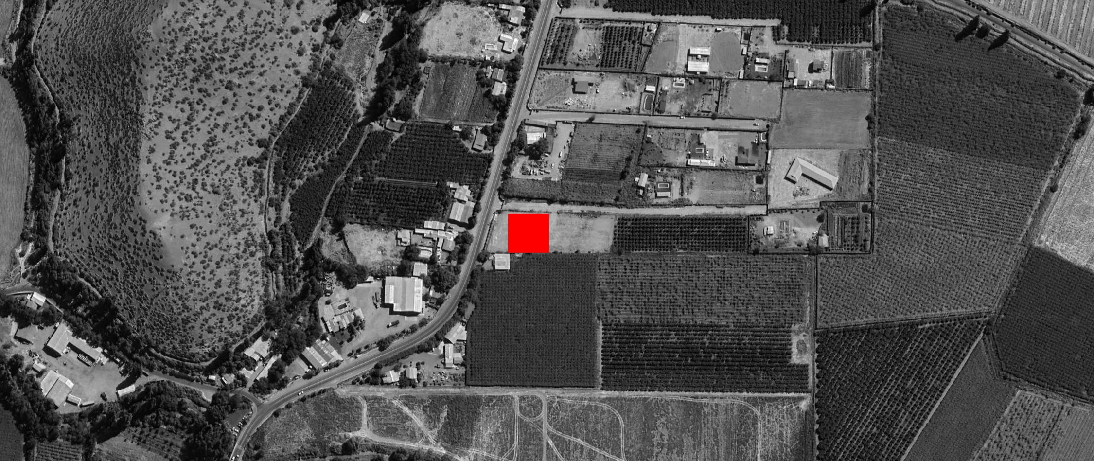 Ortofoto di inquadramento satellitare di Casa Anello