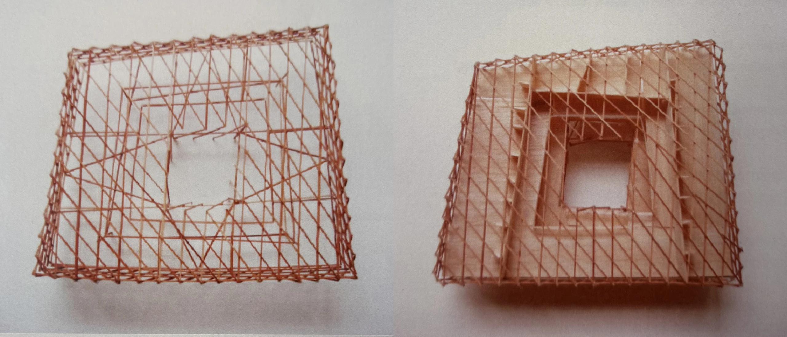 Physical model of introverted annular mass