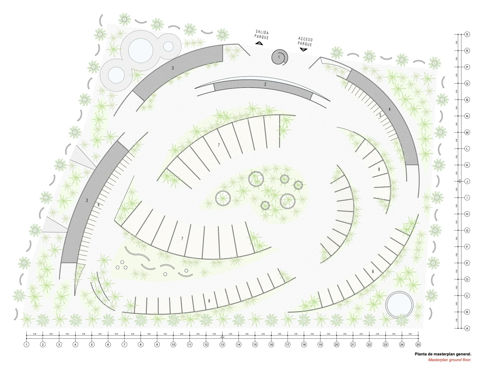 Pianta tecnica di Parco del Vento