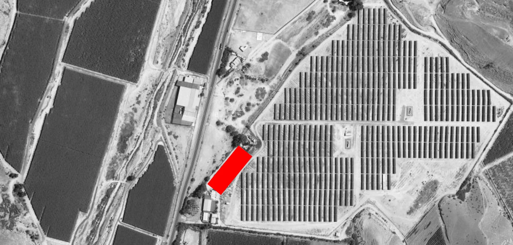 Ortofoto di inquadramento satellitare di Passeggiata dell'Angolo Stagionale