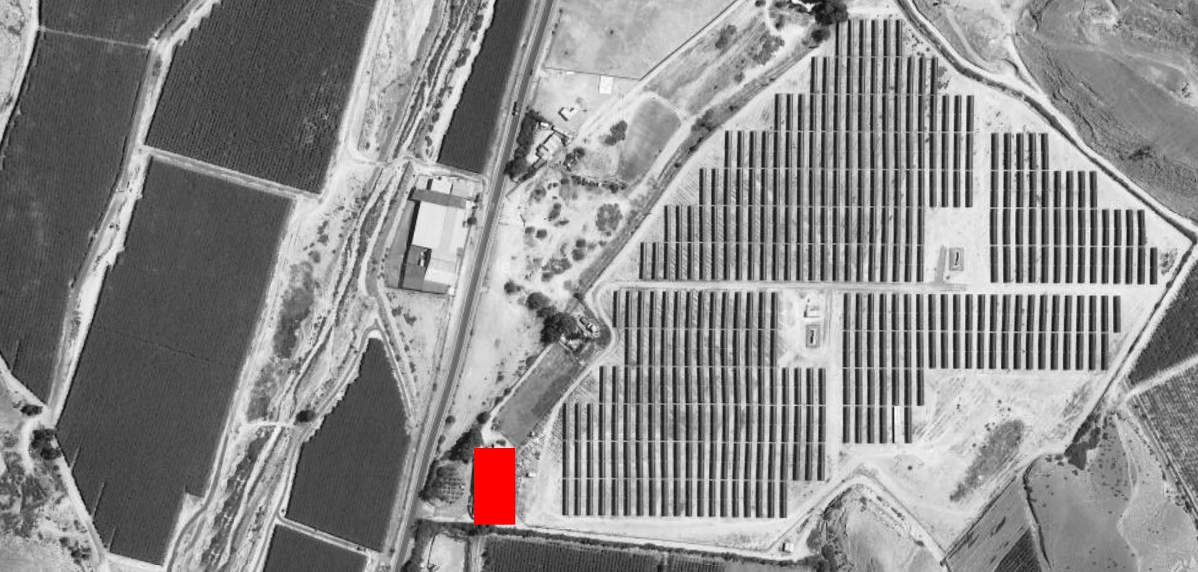 Satellite siting orthophoto of Revelado Vineyard
